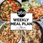 4 plated dinners for free meal plan #360