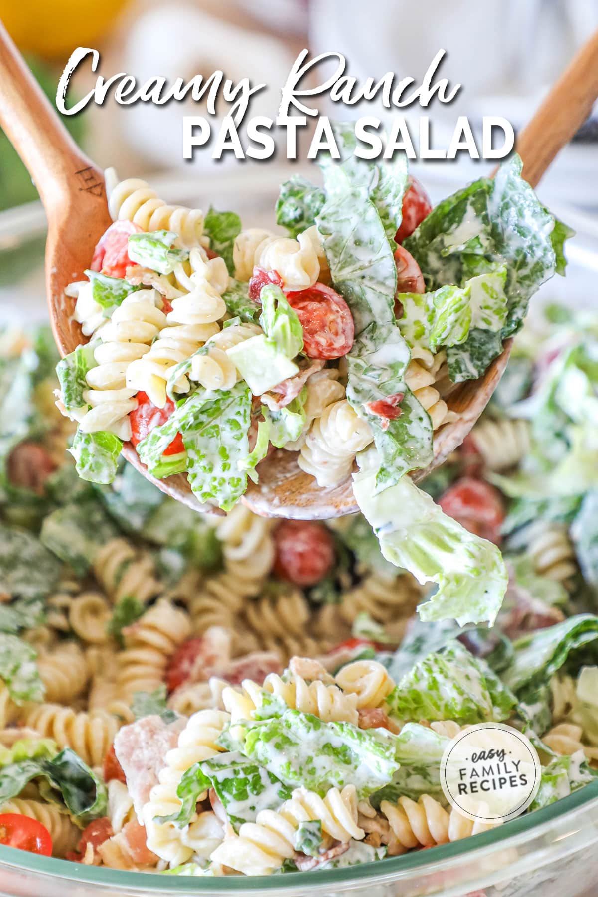 Creamy Ranch Pasta Salad · Easy Family Recipes