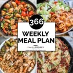 4 plated dinners for free meal plan #366