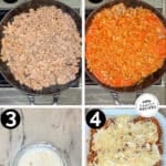 Labeled step by step photos of how to make million dollar ravioli.