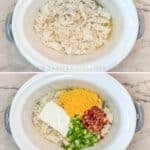 Four steps for making Crockpot Million Dollar Chicken