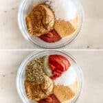 The four steps for making Carne Asada Seasoning Blend