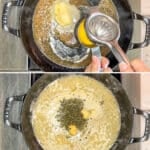 Step by step photos of how to make chicken piccata.