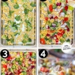 4 steps for making Sheet Pan Italian Sausage Cheese Tortellini recipe