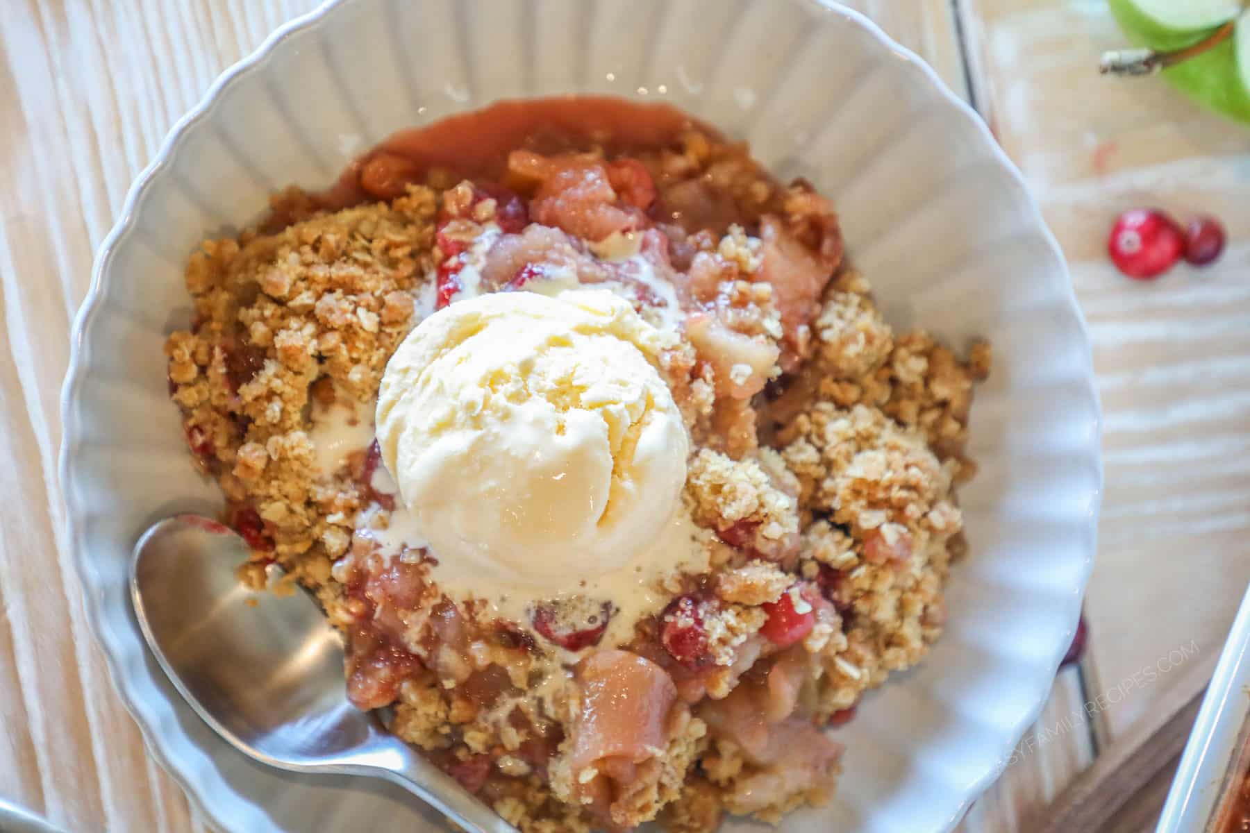 Apple Cranberry Crisp