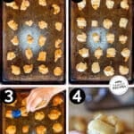 Four steps for making Chicks in a Blanket