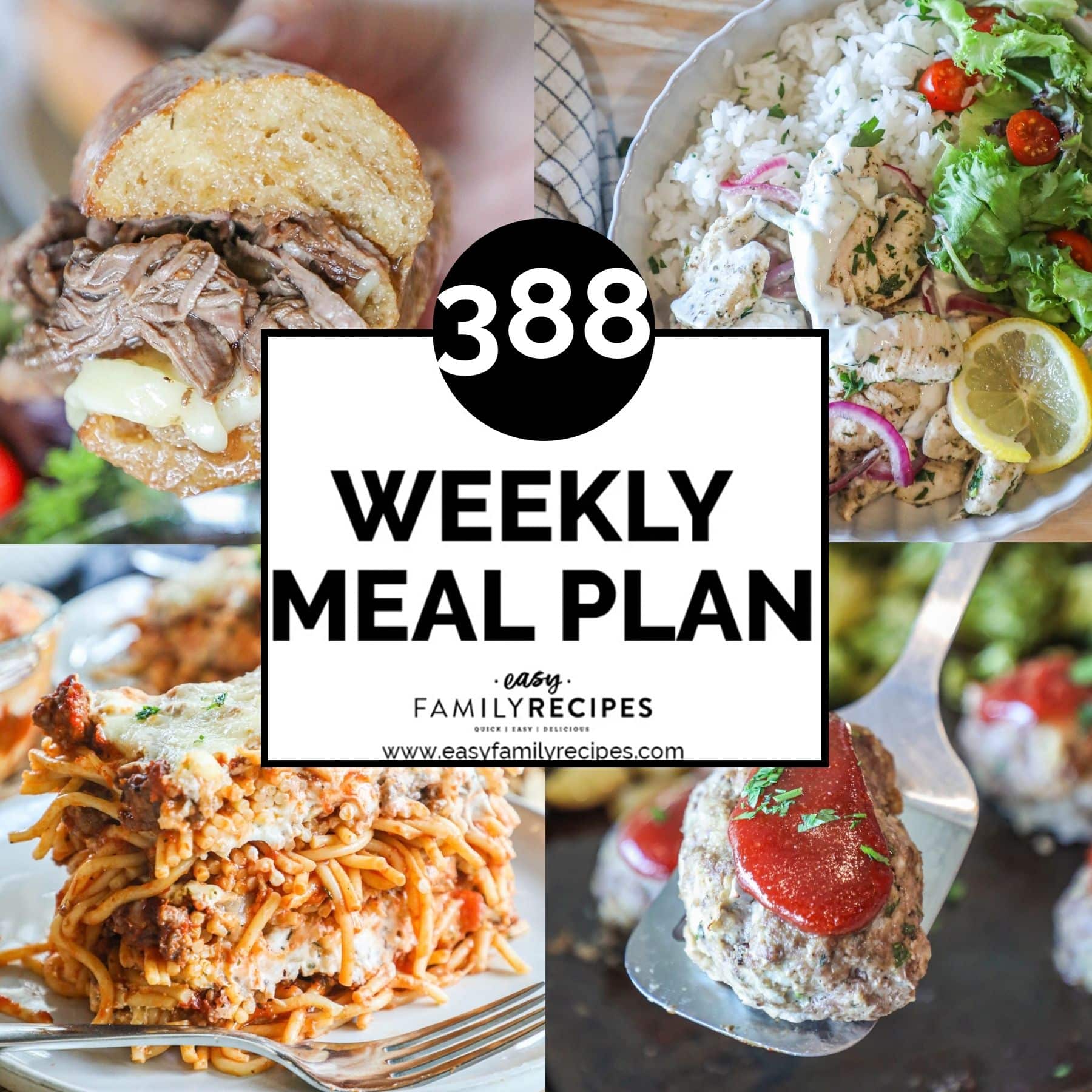 Weekly Meal Plan 388