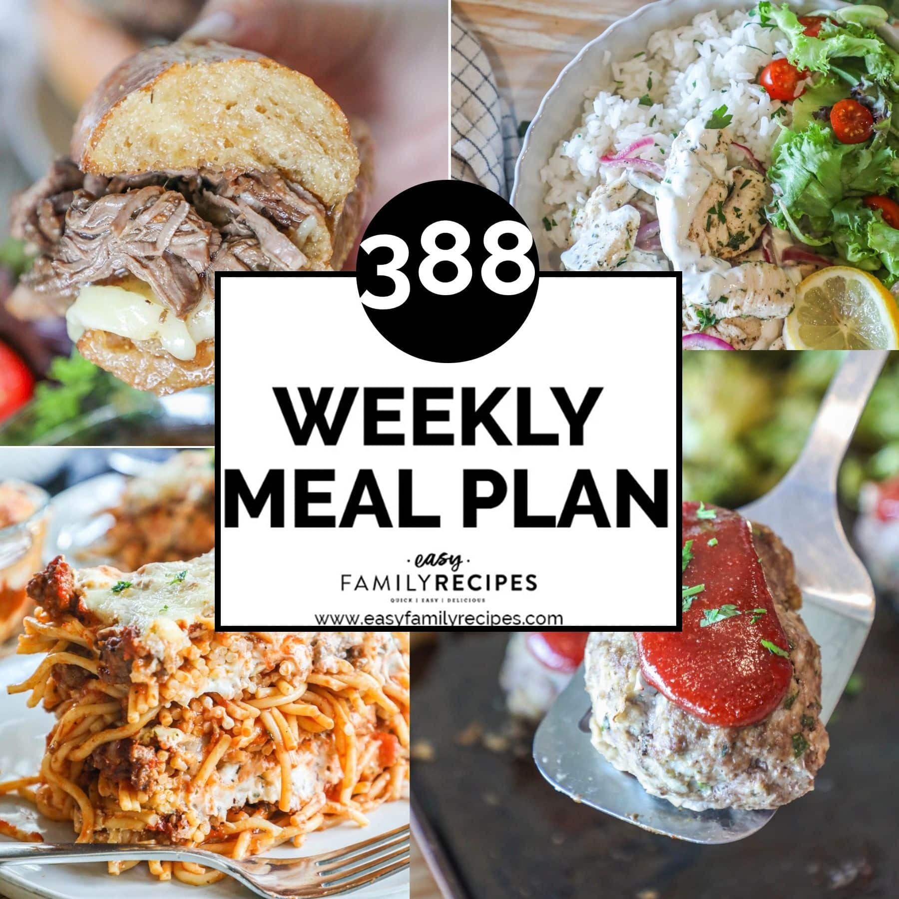 4 plated dinners for free meal plan #388