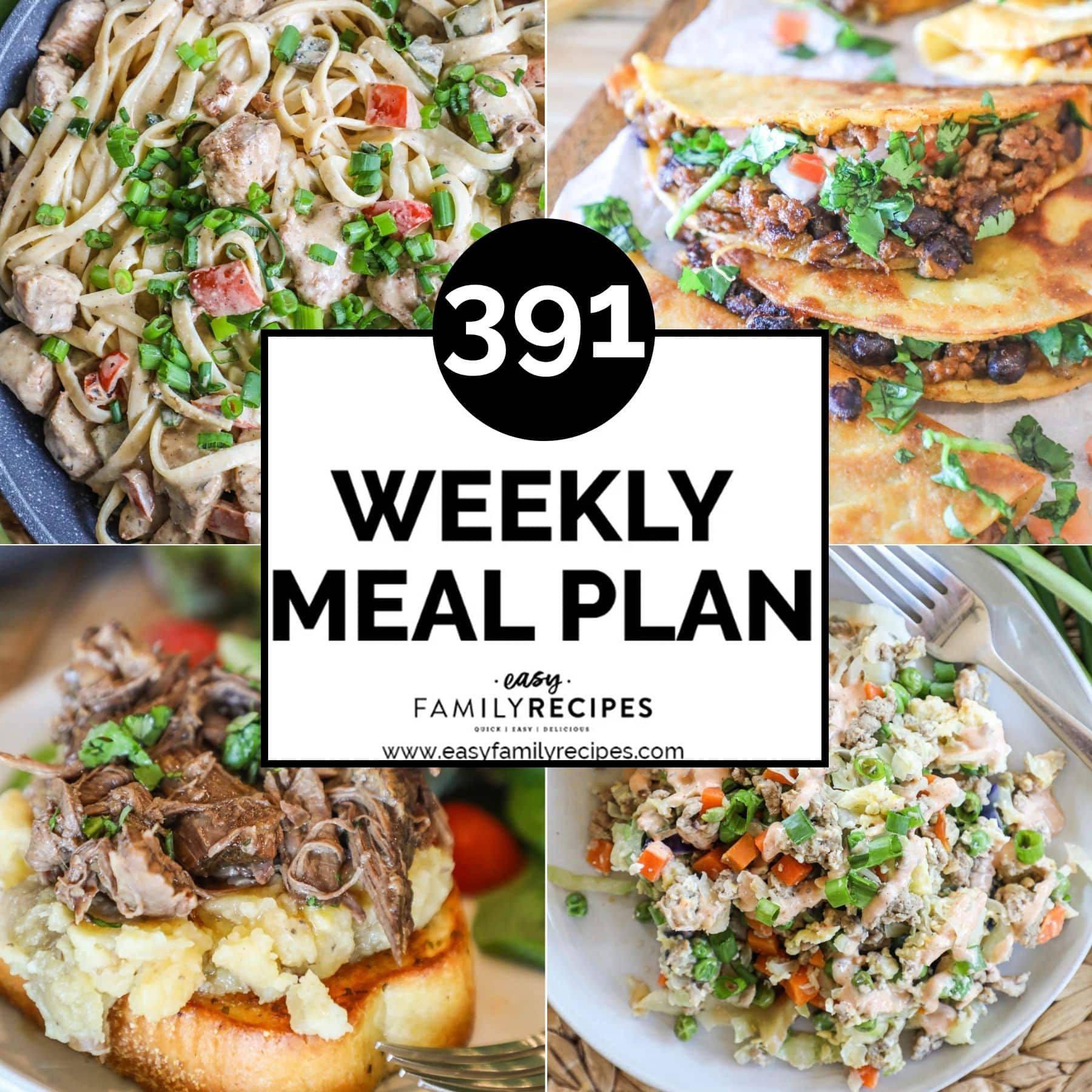4 plated dinners for free meal plan #391