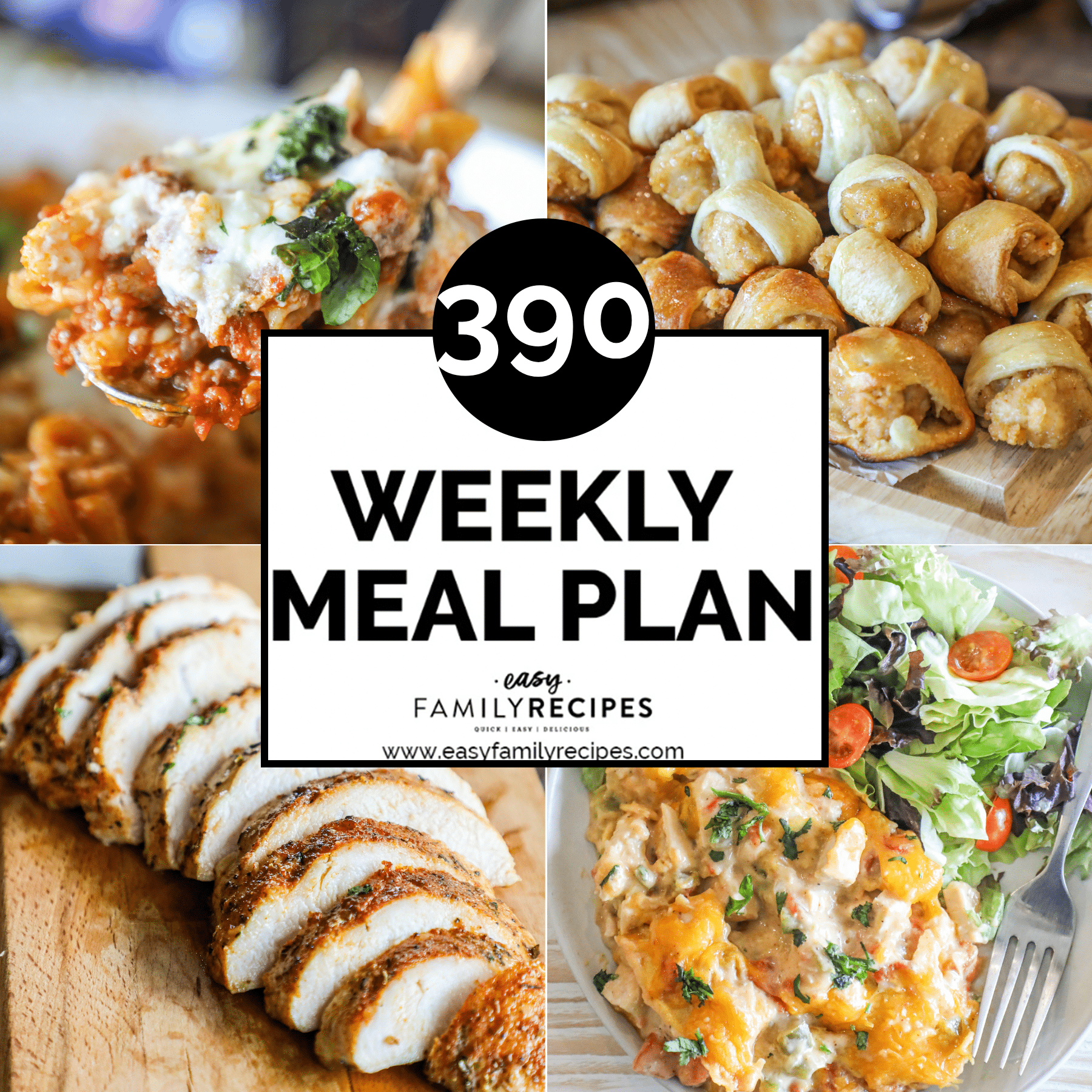4 plated dinners for free meal plan #390