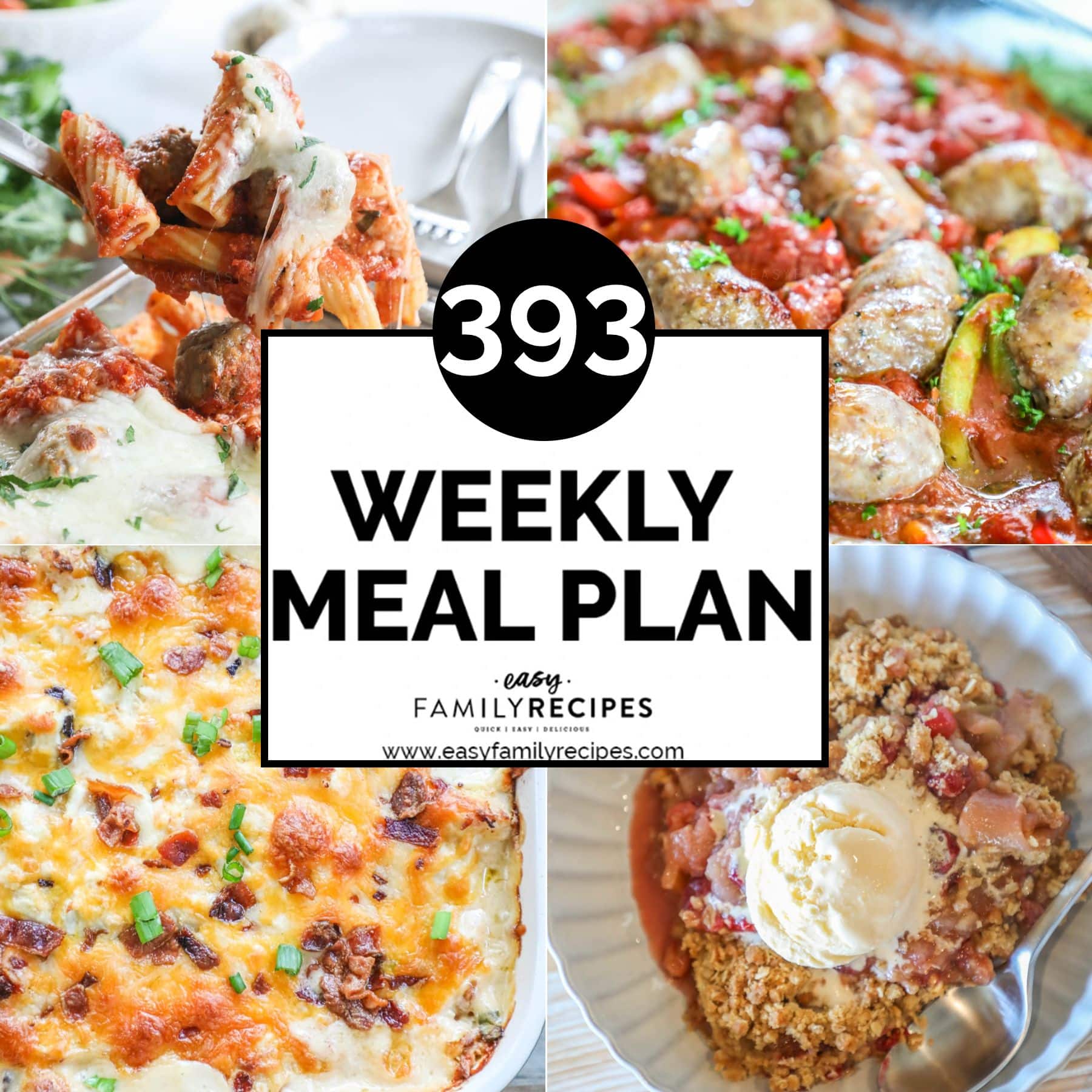 4 plated dinners for free meal plan #383