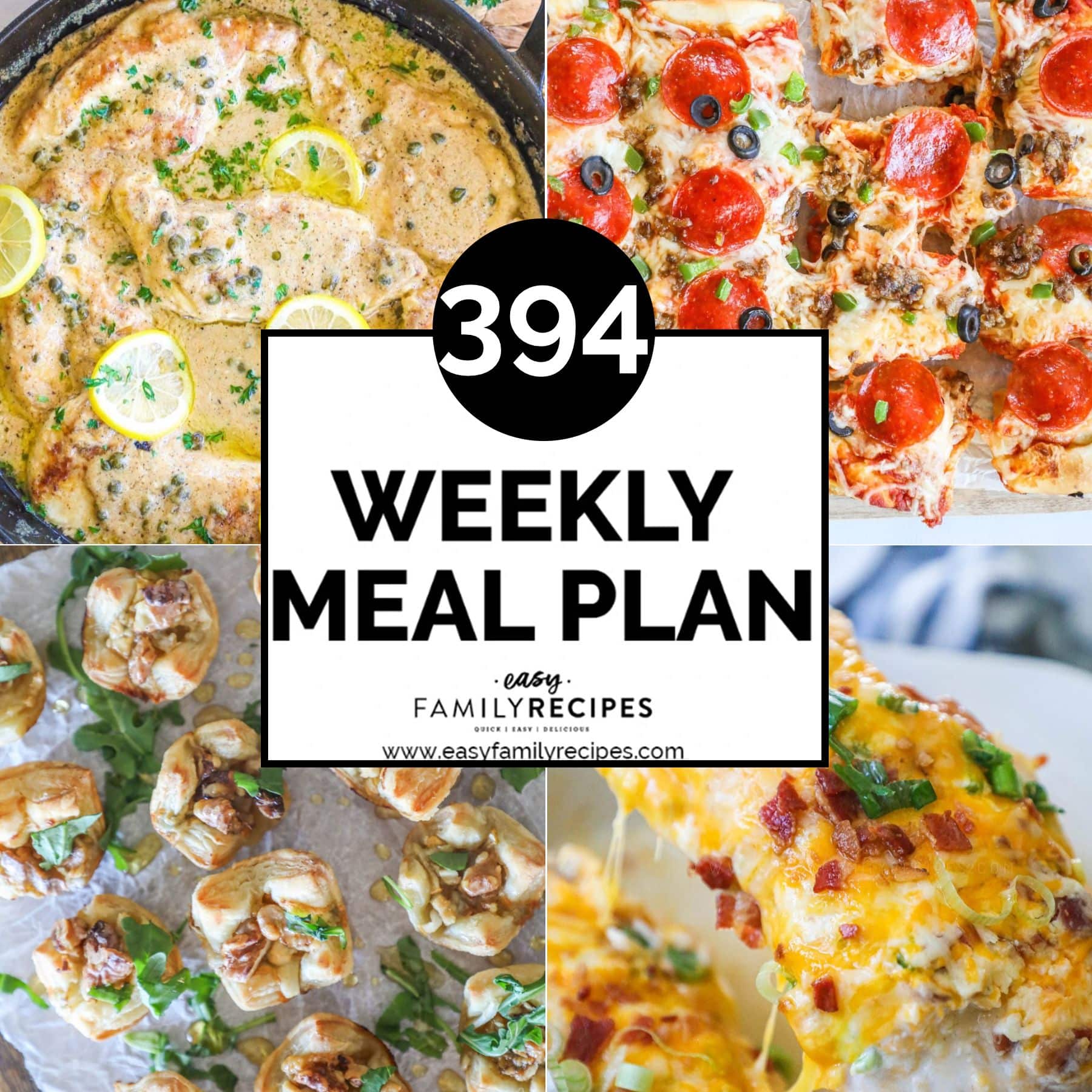 4 plated dinners for free meal plan #394