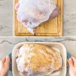 Steps to an oven roasted turkey breast
